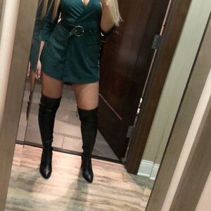 Zara Belted Green Romper